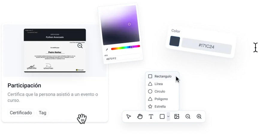 Diseña tu certificado