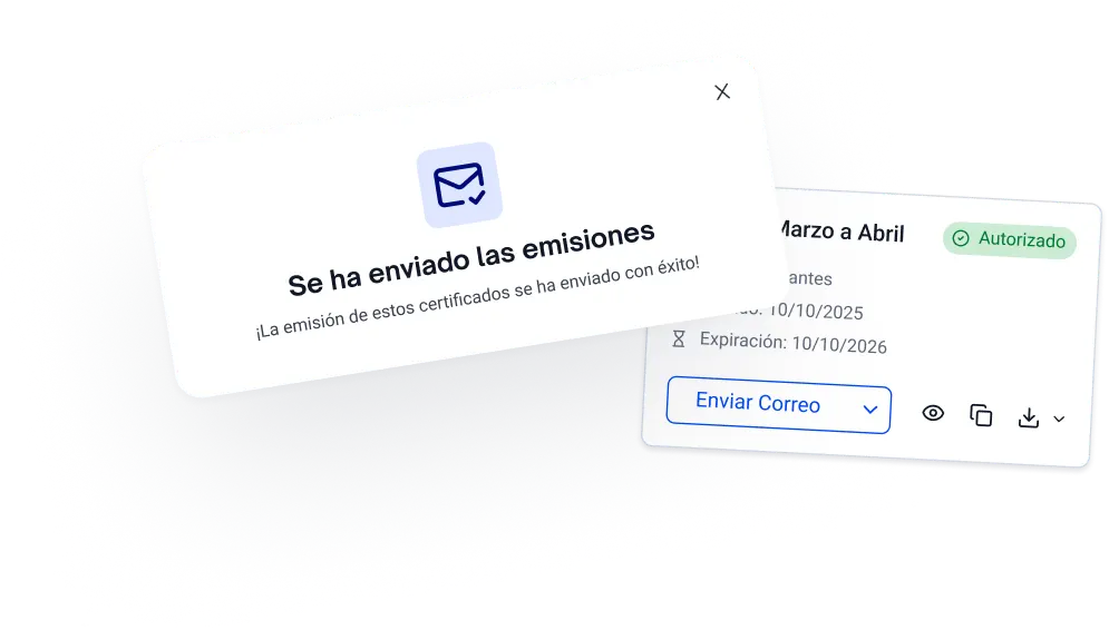 Envía todas las emisiones